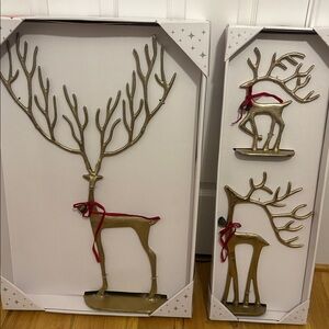New Aldi Merry Moments Gold Reindeer Set!